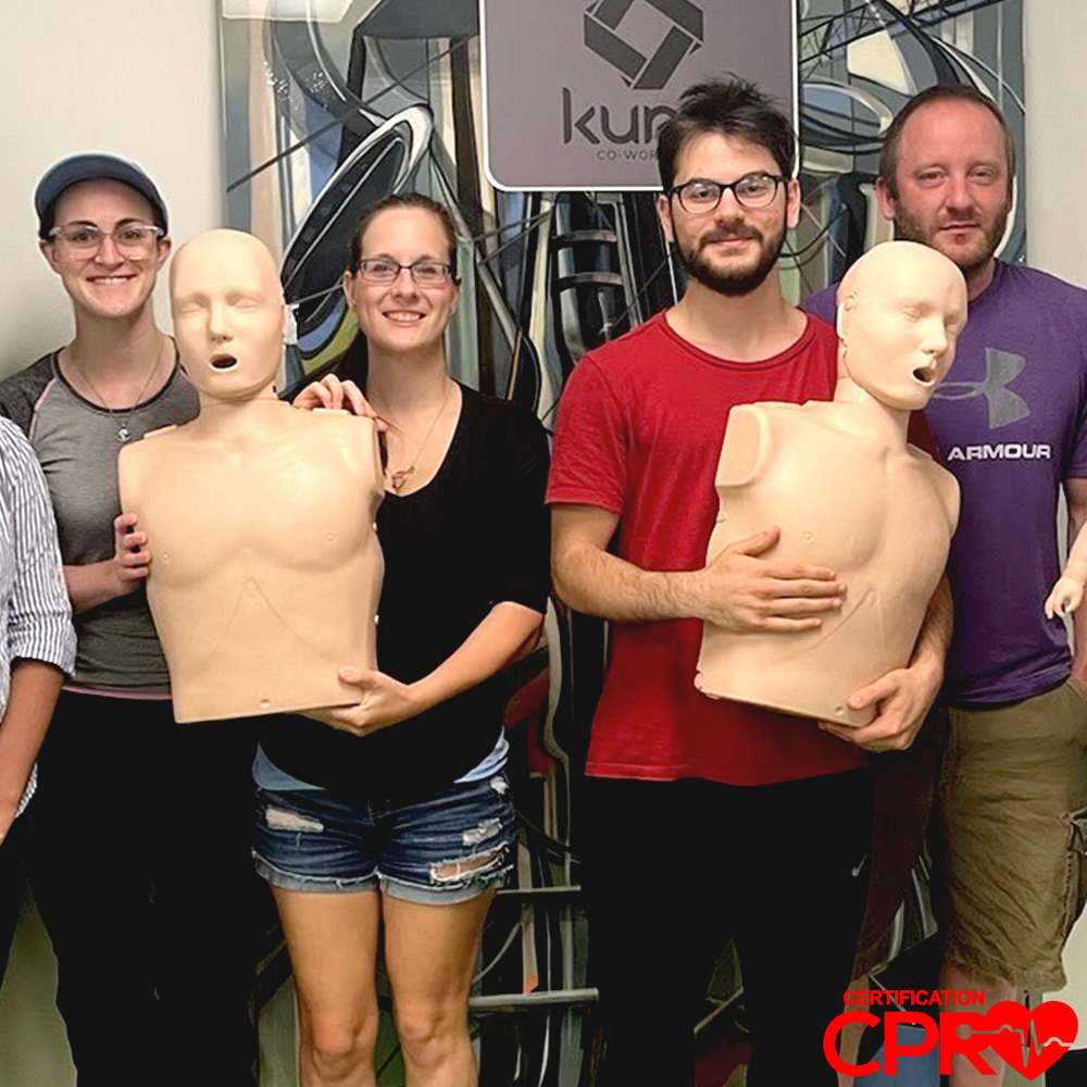 CPR certification training with mannequins in Austin. Learn life-saving skills from certified instr.
